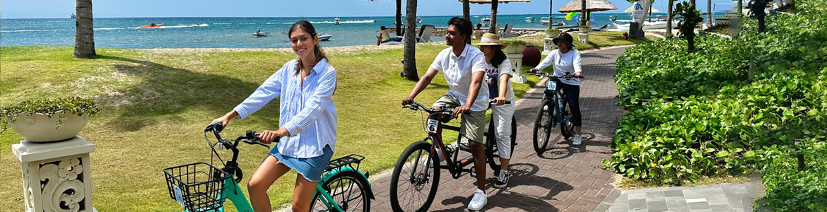 cykling activites, resort activity included in all-inclusive package