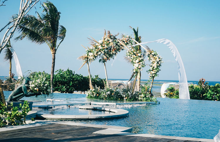 infinity wedding venue Ocean Infinity Pool